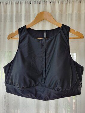 Torrid Wire-Free Henley Swim Bikini Top size 3